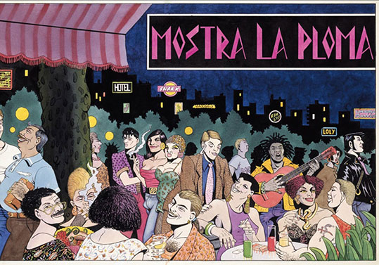 Cartell del festival Mostra la Ploma